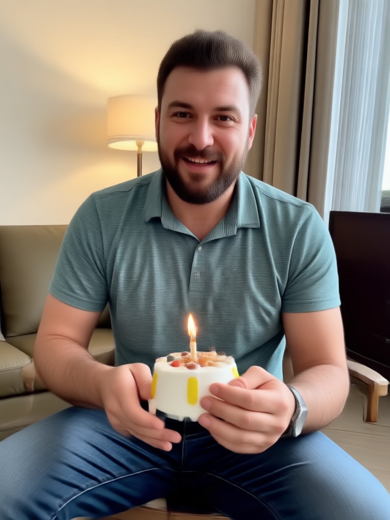 Elegant birthday video with family messages for dad
