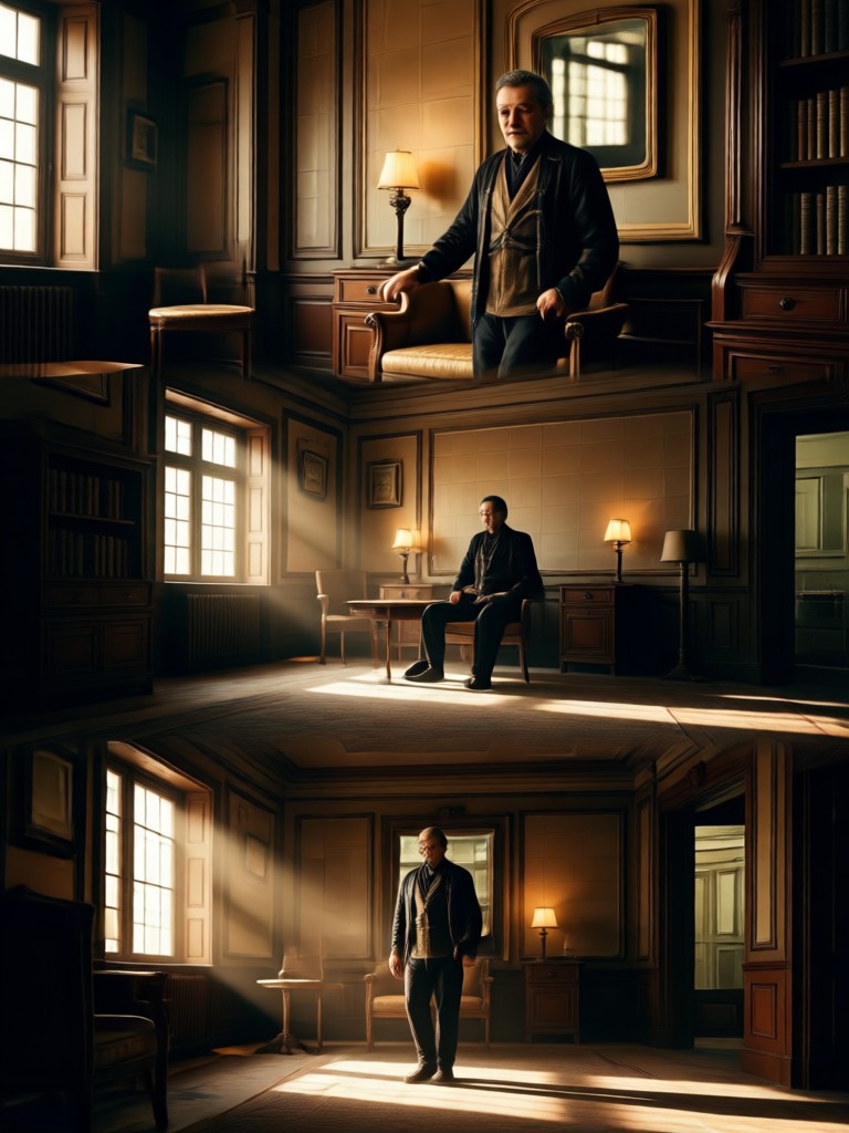 Romantic scene with soft, cinematic glow
