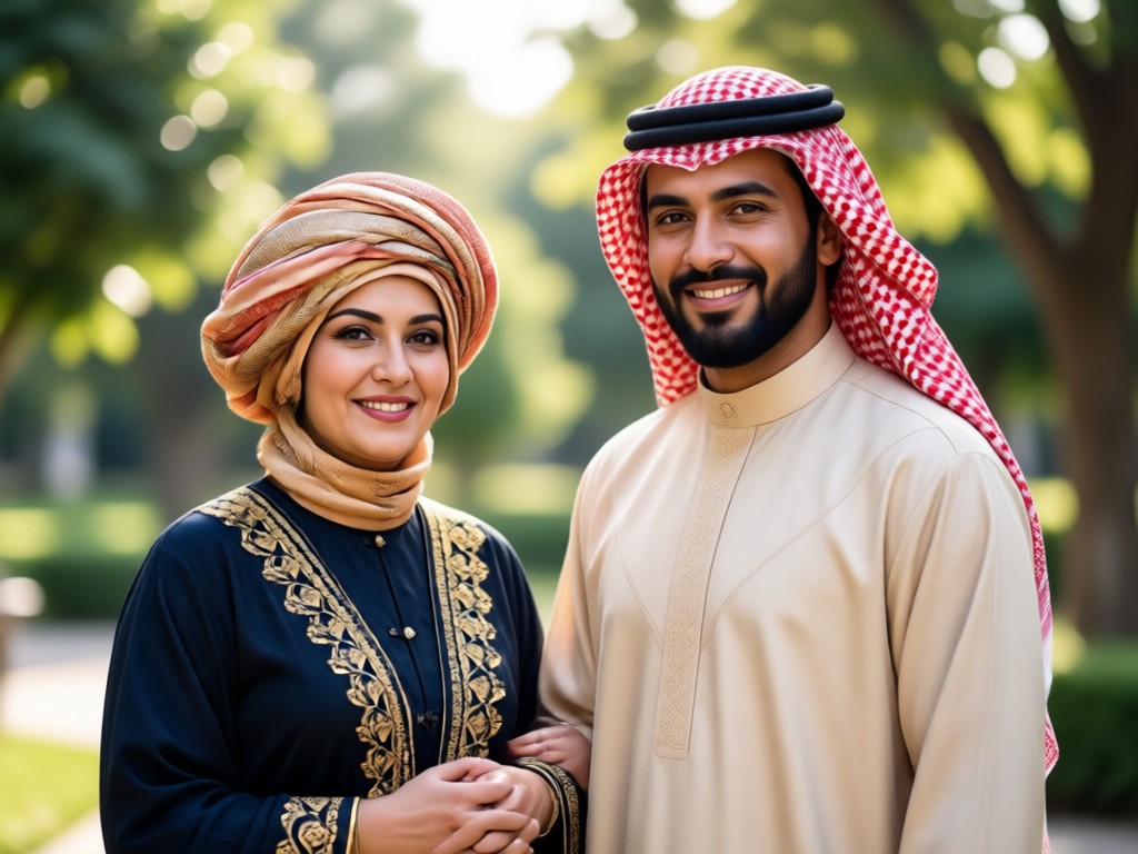 Share your Arabic Traditional Couple Photo Generator