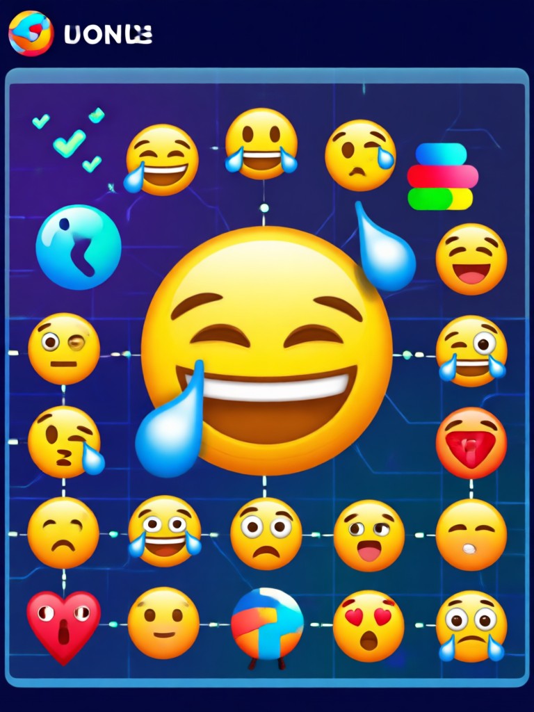 Phone showing the AI emoji creation process