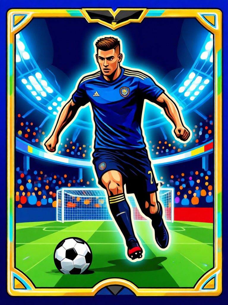 Goalkeeper player card AI design