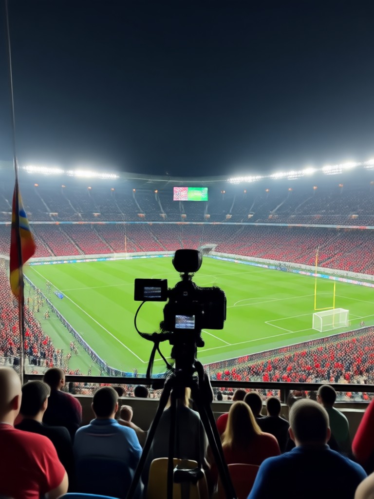 Winter sports with crisp, cold color grading