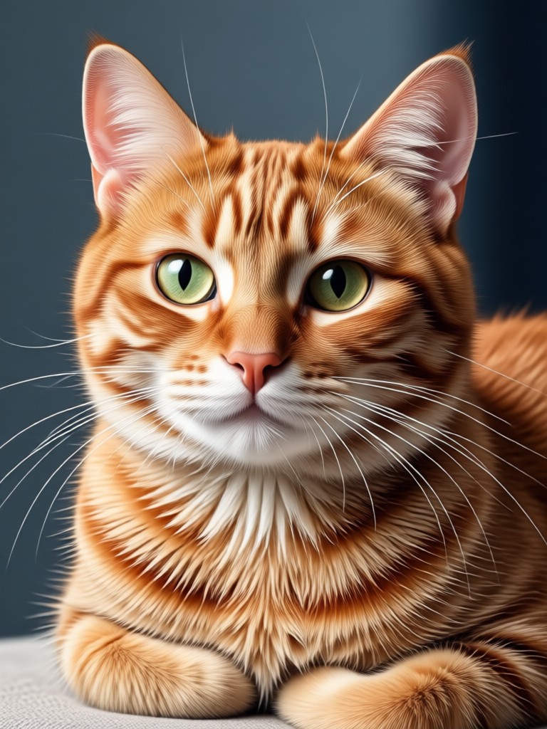 AI generated cat portrait in renaissance style