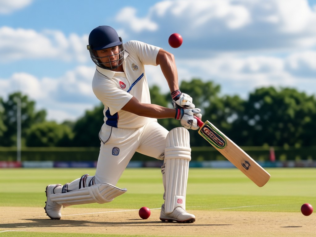 Text-Eingabe, die sich in ein Cricket-Bild verwandelt
