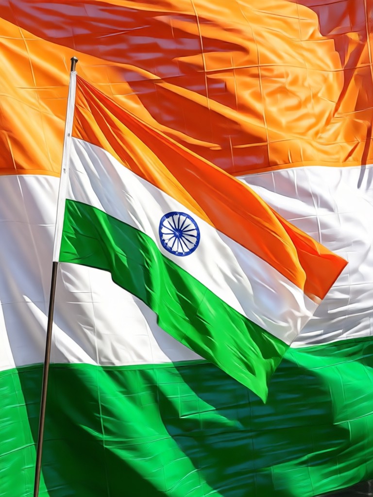 Profile picture with Tiranga frame