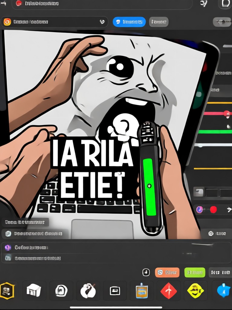 Viral video meme screenshot with custom captions