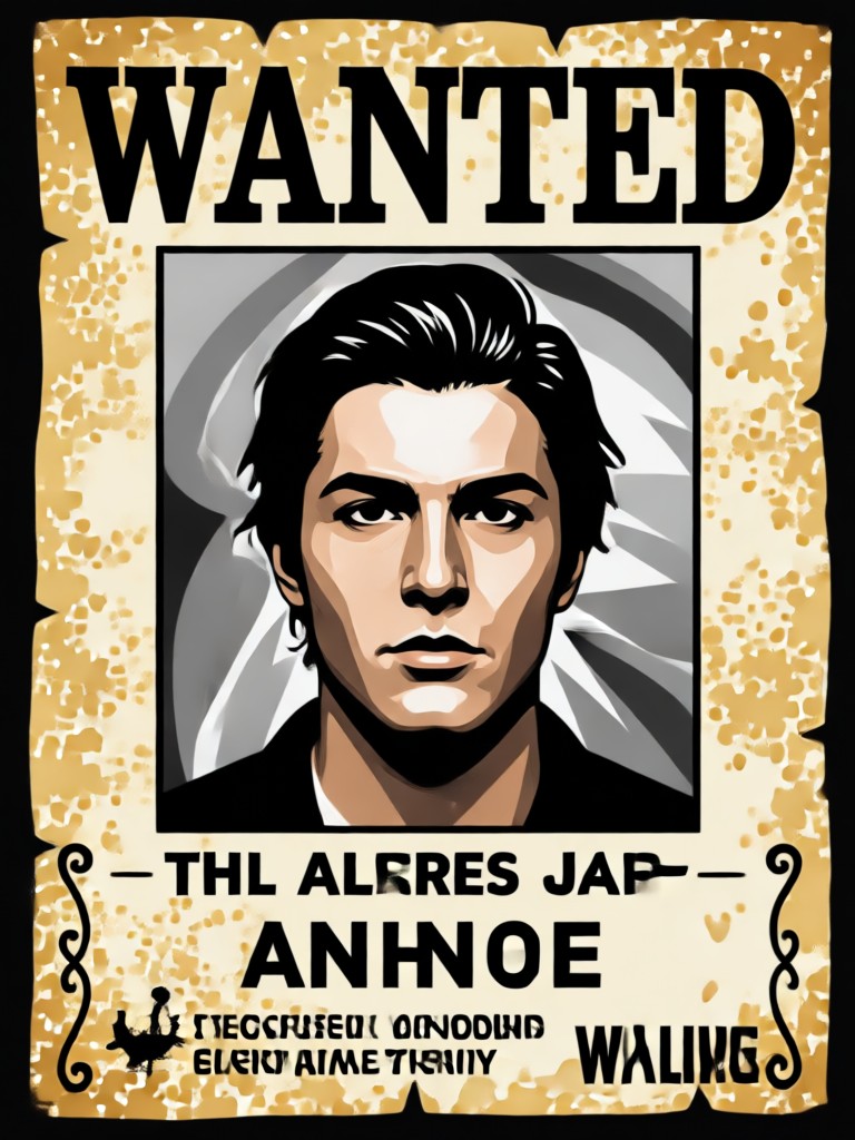 Classic sheriff office wanted poster