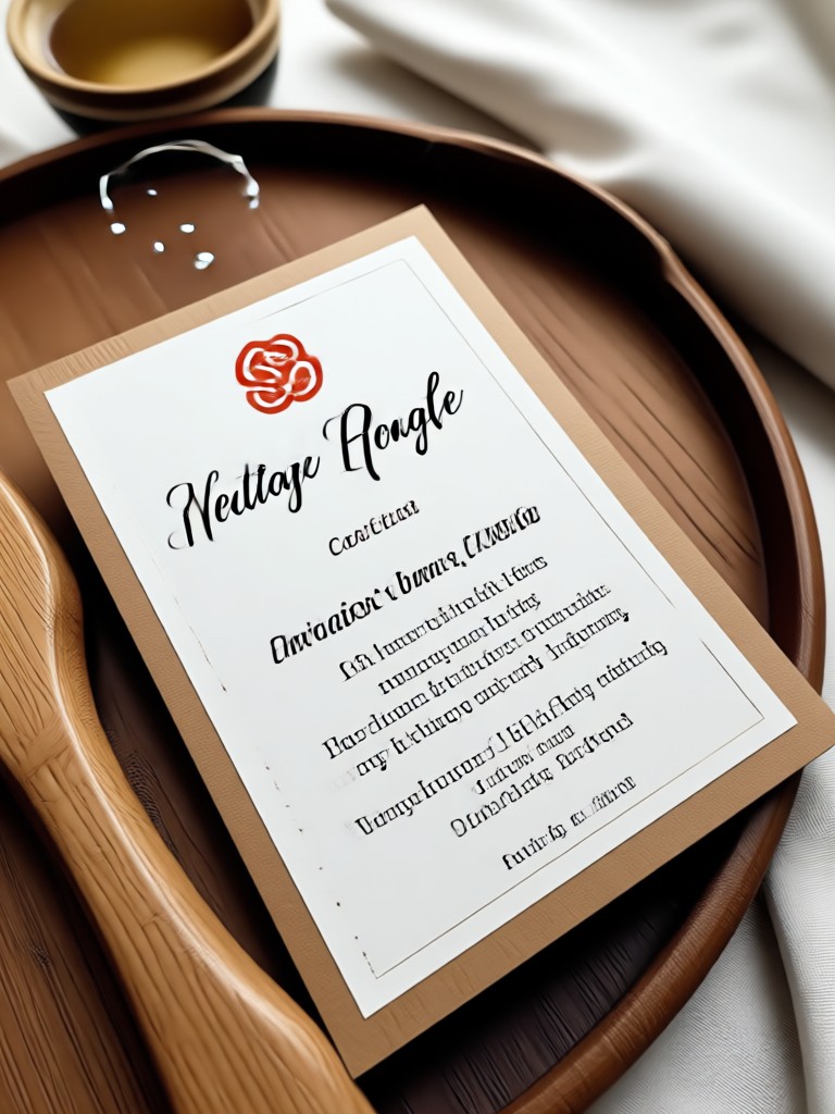 Vintage lace and wax seal invitation design