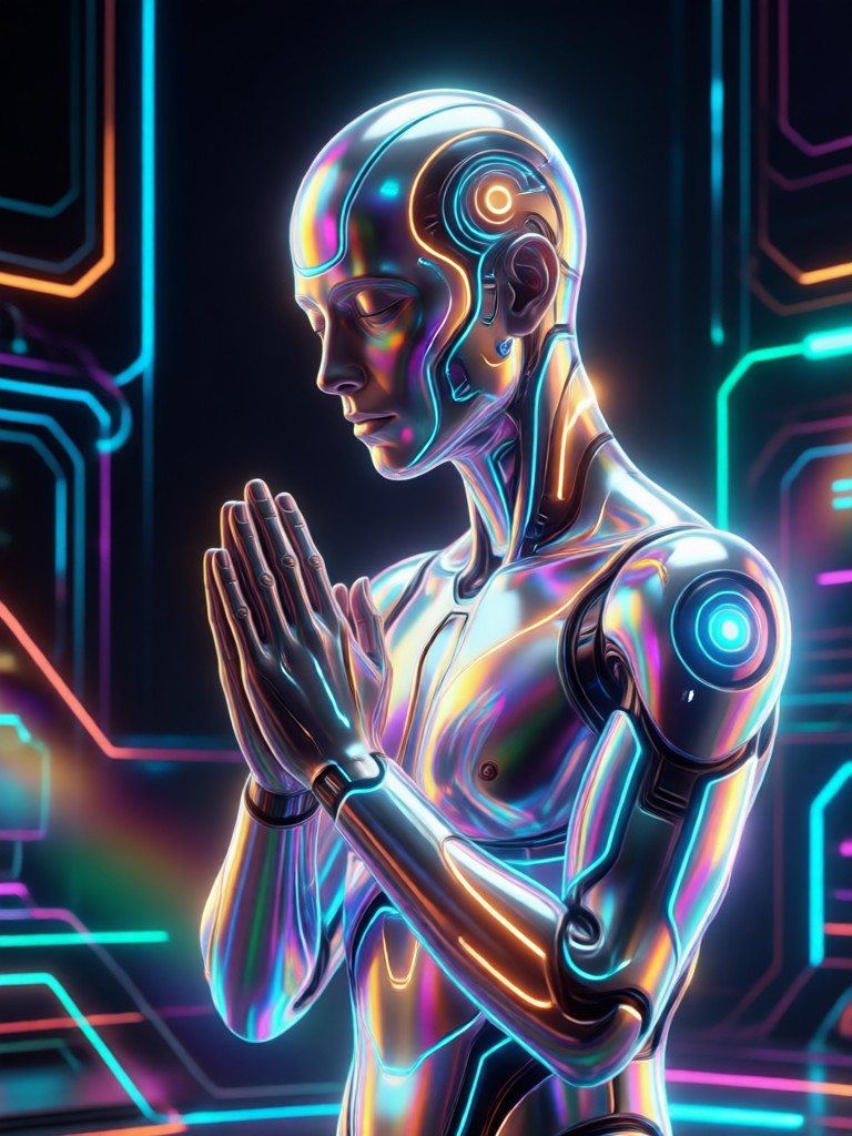 Morning gratitude prayer generated by AI