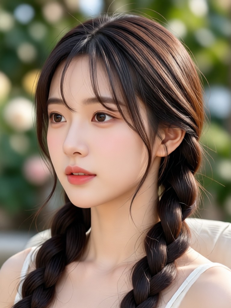 Ash brown hair color AI transformation