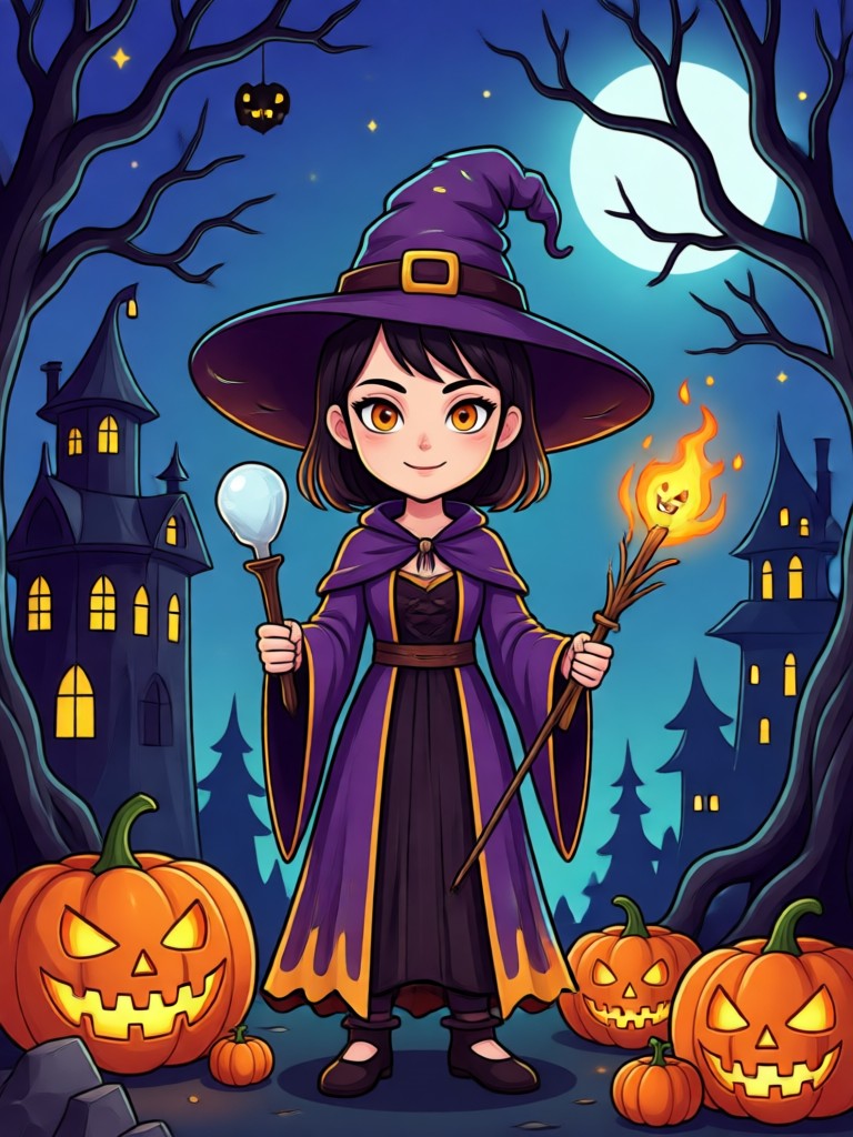 Werewolf transformation halloween avatar
