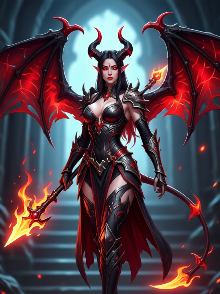 Imagen de galería de chica demonio de fantasía 12
