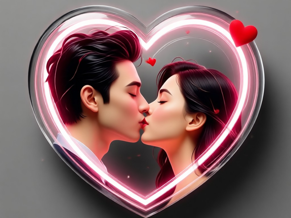 Gallery showing different romantic video style templates