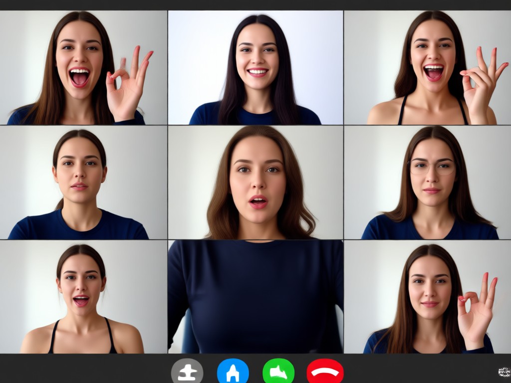 Before and after photo turned into a private video call clip