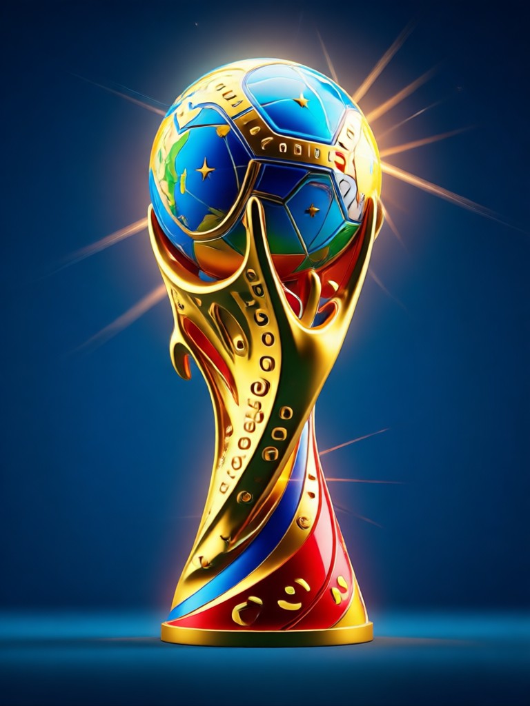 FIFA style player poster with cinematic lighting