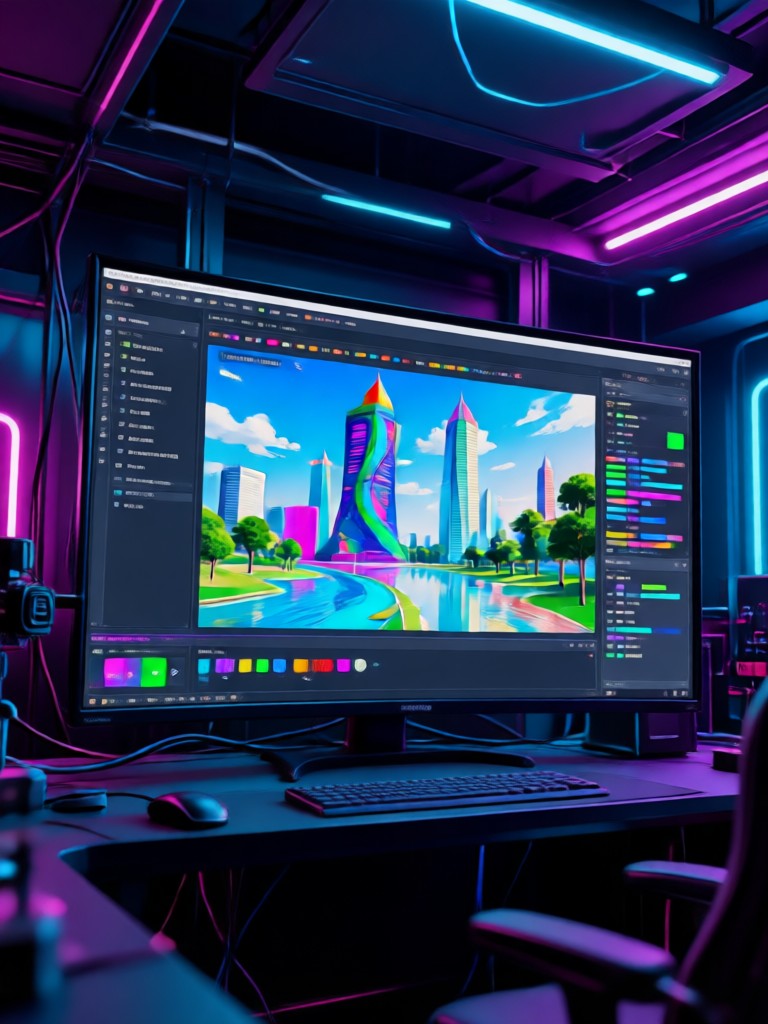 Social media clip with trendy AI motion and VFX