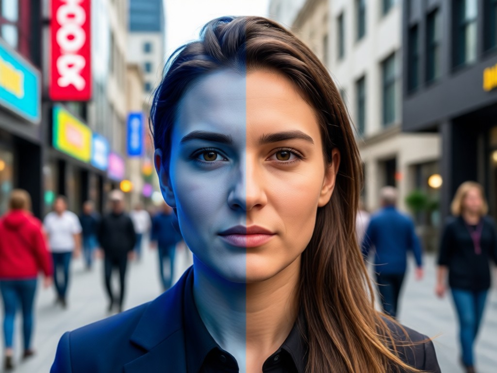 AI gender swap with hairstyle and style transfer