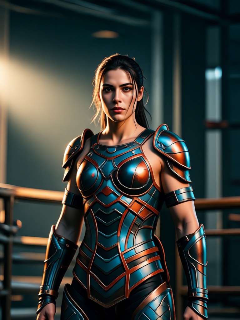 cyberpunk cinematic character ai image