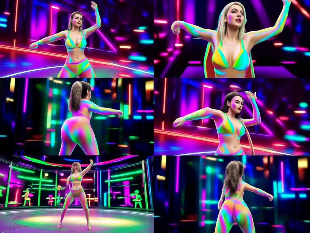 様々なAIダンススタイルテンプレートのライブラリ