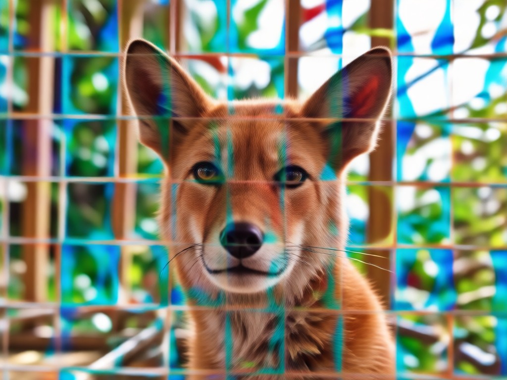 AI realistically blending a cat filter onto a human face