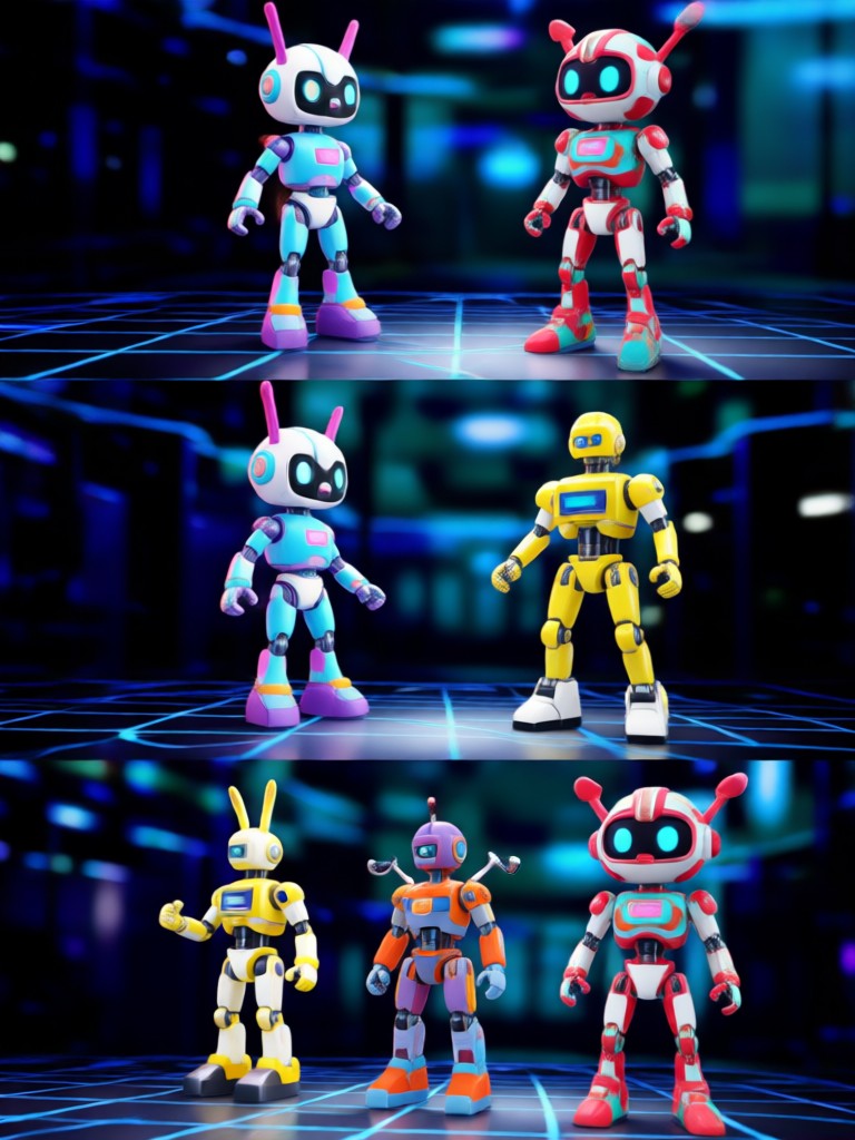 Group photo turned into a collectible toy set