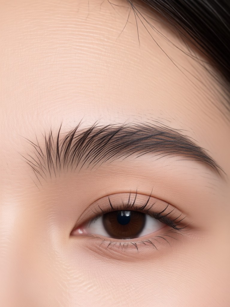 Complete face glow-up with AI eyebrow focus