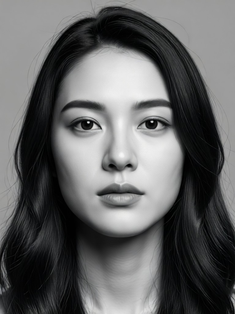 Natural light black and white AI conversion