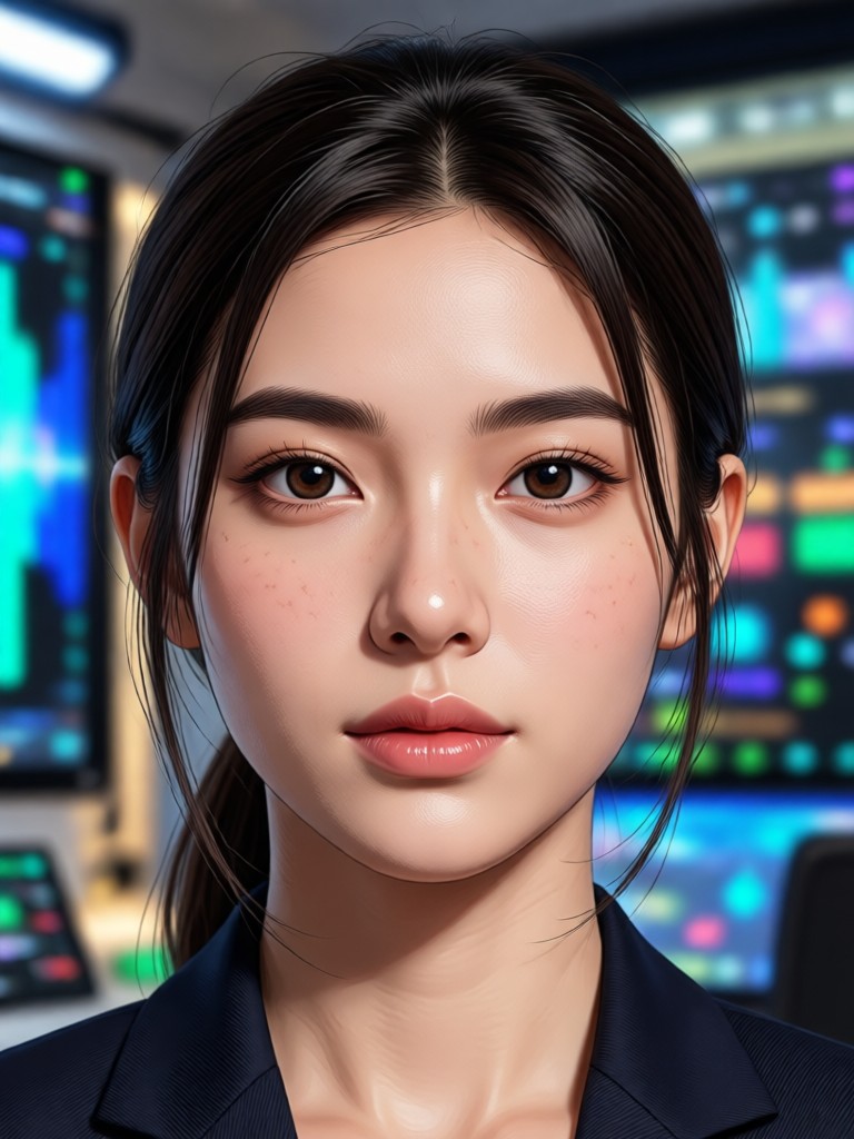 Creative industry AI headshot example