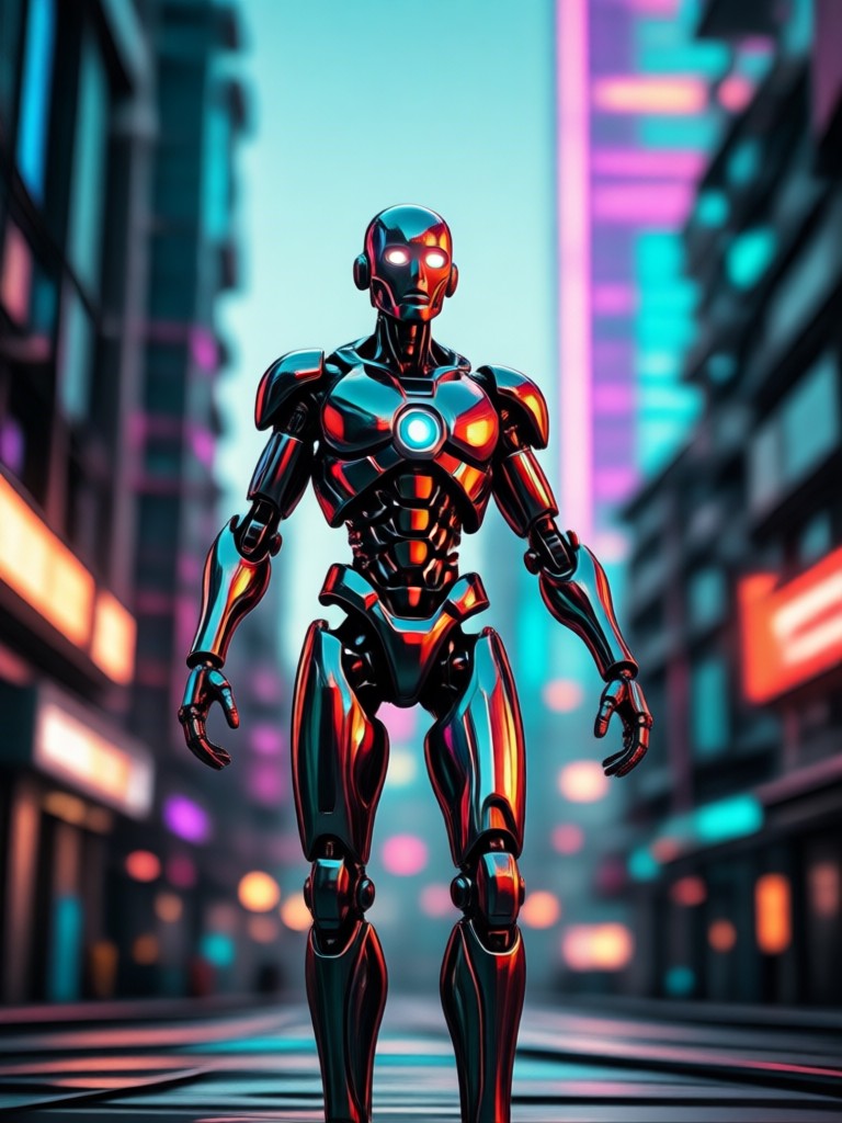 Contoh Poster Film Superhero AI