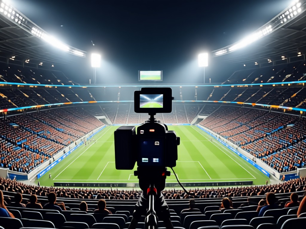 Stadium lighting effects with AI