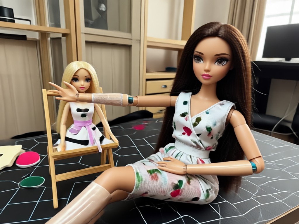 Simple three step process to create a Bratz doll from a photo