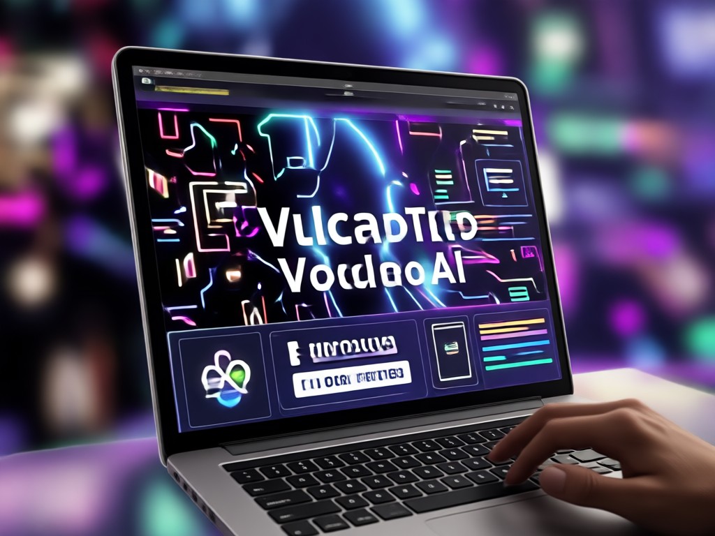 Interface mostrando a entrada de um prompt de texto e a geração de um vídeo