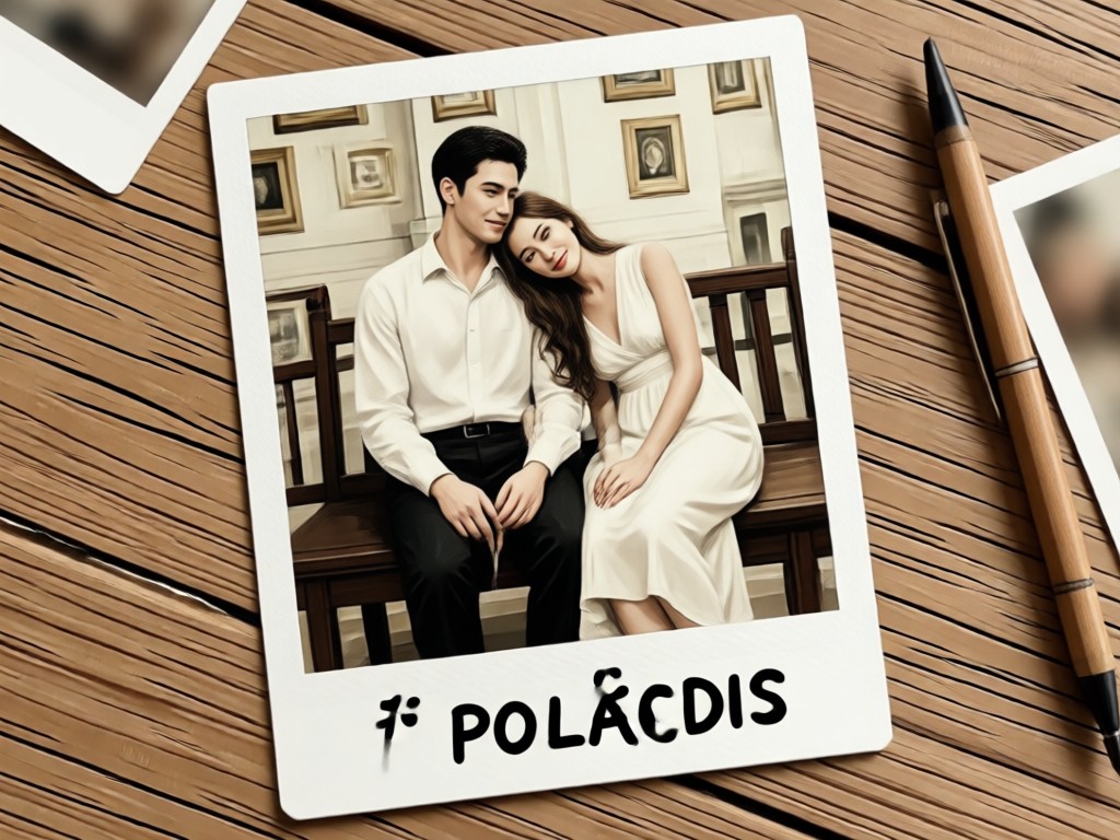 Vintage polaroid frames and scrapbook borders
