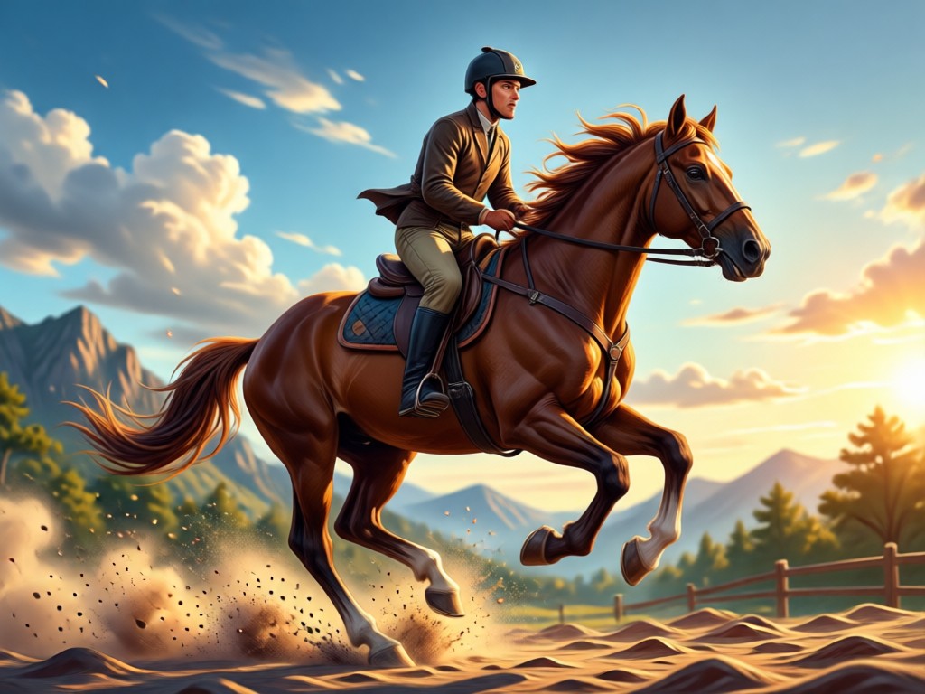 Interação realista humano-cavalo com IA
