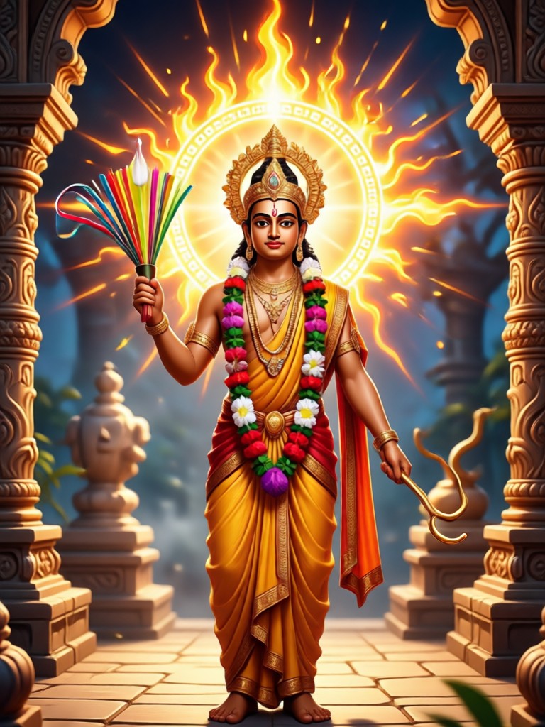 Mobile phone showing Nag Panchami AI photo editor interface