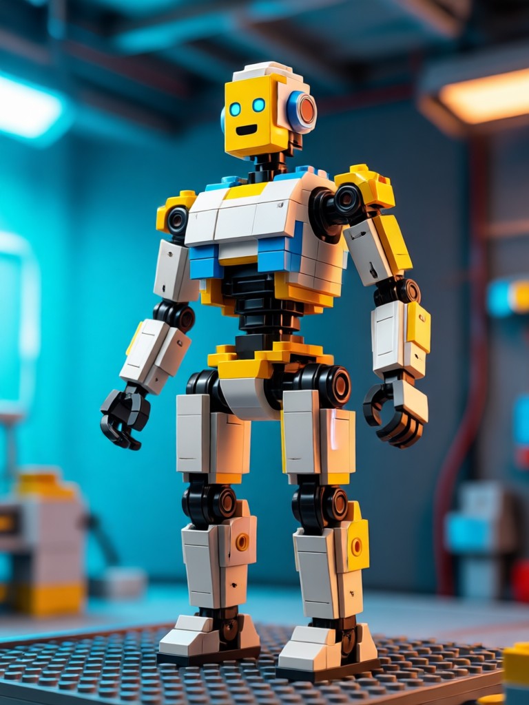 LEGO version of a family portrait
