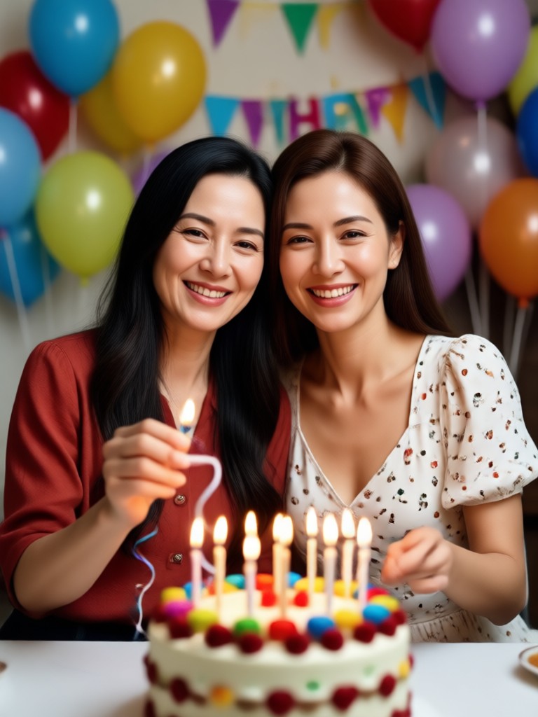 Mobile app interface for birthday video creation
