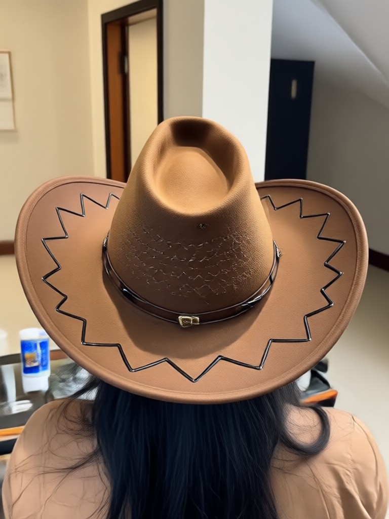 Straw Rodeo Cowboy Hat