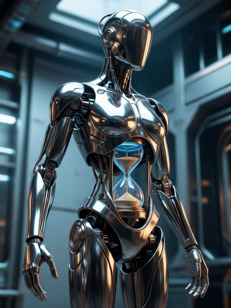 Hourglass figure transformation with AI technology