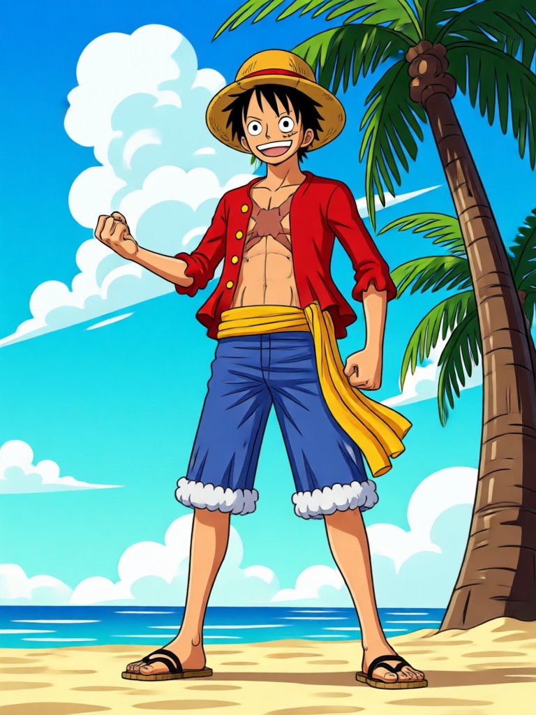 KI Piratenkapitän One Piece OC