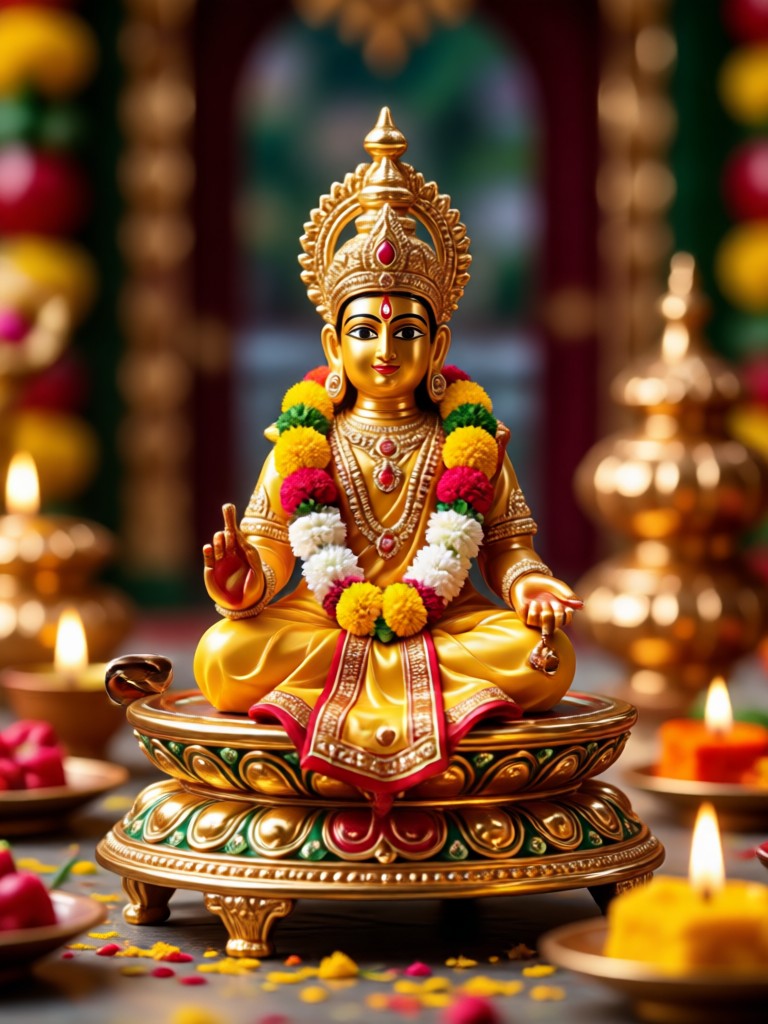 Varalakshmi Vratham AI-Porträt-Beispiel