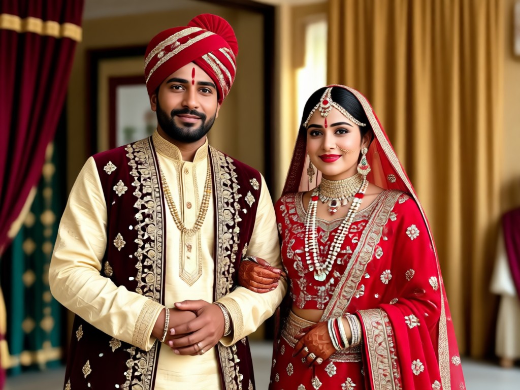 Rajasthani traditional attire options for couples