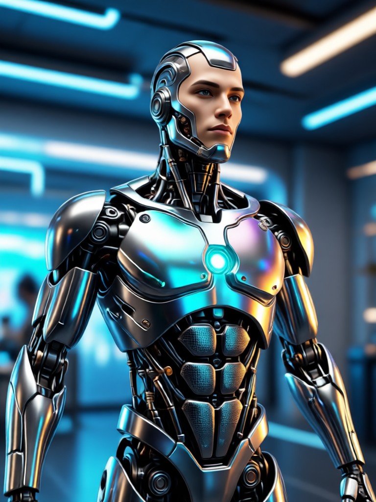 Mobile app interface for AI action hero creation
