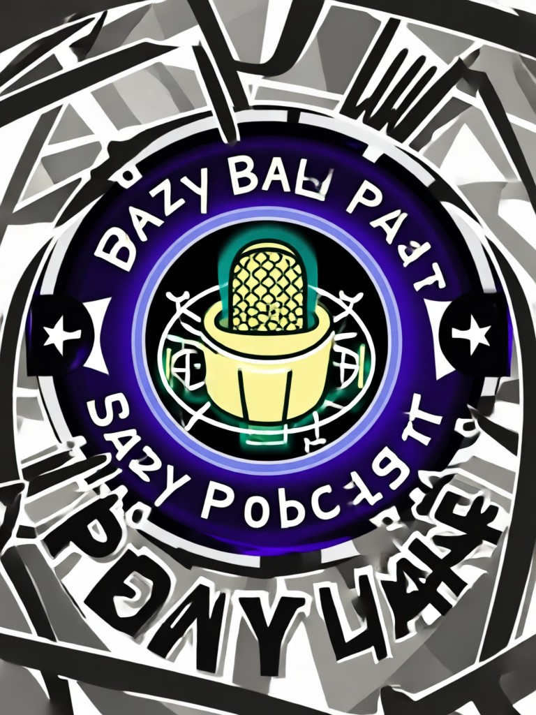 Animated baby podcast host interview