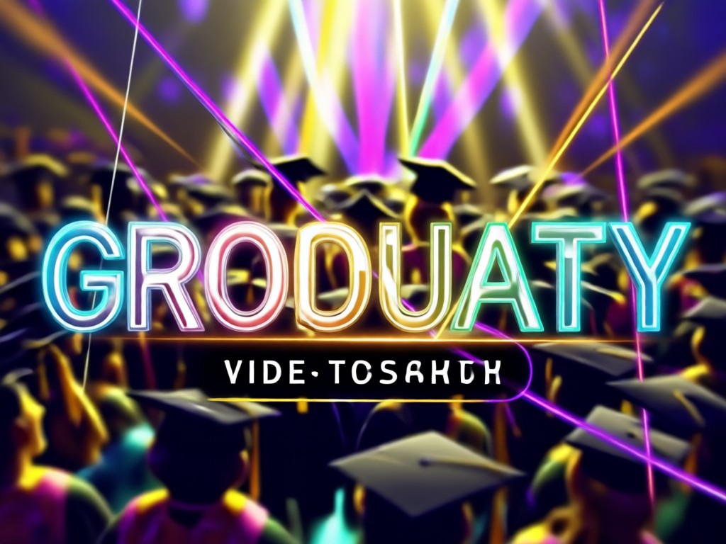 AI graduation group photo effect