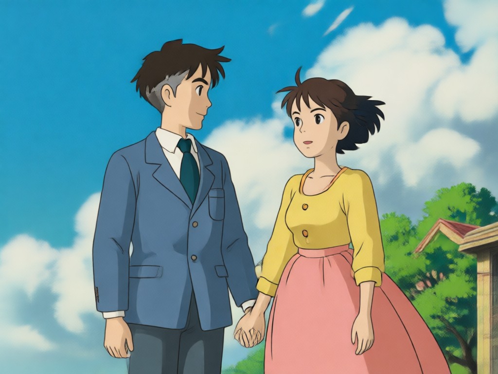 Easy AI process for Ghibli style photos