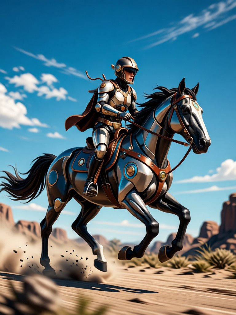 AI horse riding app screenshot