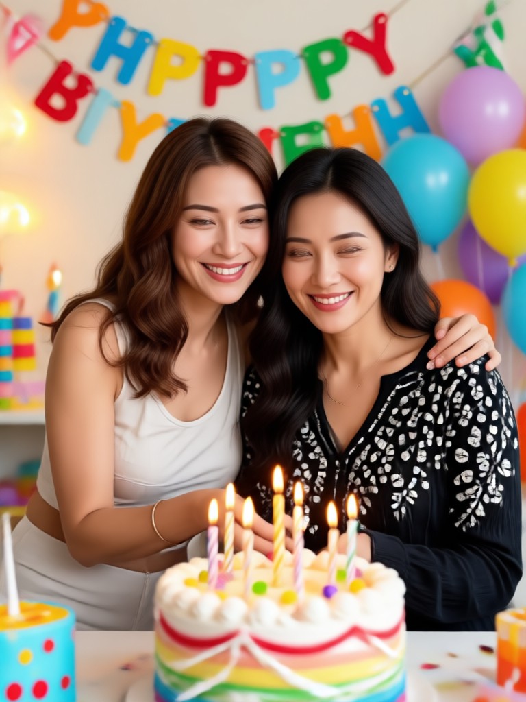 Animated birthday card video for mother
