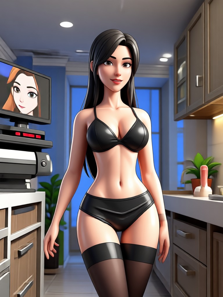 Sports locker 3D character pose