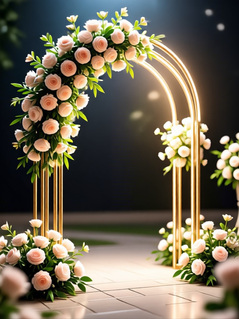 Cultural fusion wedding mandap AI design